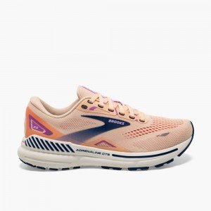 Brooks Adrenaline GTS 23 Apricot / Blue / Purple | 74MLNQDXG