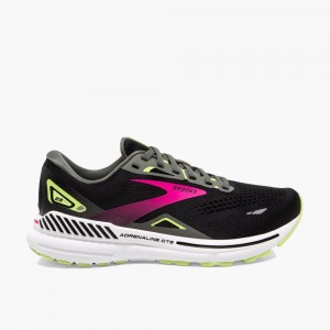 Brooks Adrenaline GTS 23 Black / Grey / Green | 41KIBJGZF