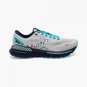 Brooks Adrenaline GTS 23 Grey / Blue / Red | 48EMJAGIU