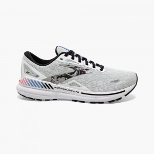 Brooks Adrenaline GTS 23 White / Black / Purple | 92VZSQDTM