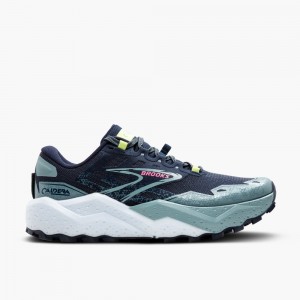 Brooks Caldera 7 Navy / Light Green | 65AJUXWDQ