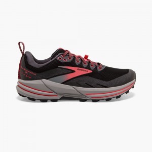 Brooks Cascadia 16 GTX Black / Coral | 14PUIVWEY