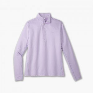 Brooks Dash 1/2 Zip 2.0 Light Purple | 97JQMPEKB