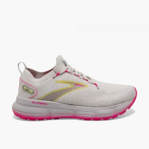 Brooks Glycerin StealthFit 20 Grey / Yellow / Pink | 30ZCDQISN