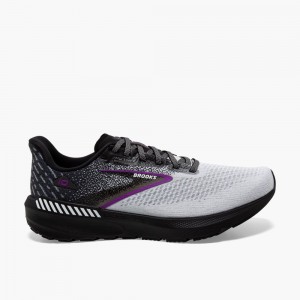 Brooks Launch GTS 10 Black / White / Purple | 42BMNYUVO