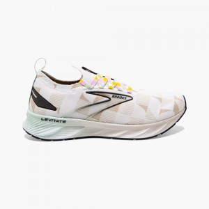 Brooks Levitate StealthFit 6 White / Silver / Green | 17HNSMXZI