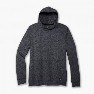 Brooks Luxe Hoodie Black | 17PNHIETB