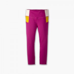 Brooks Method 3/4 Tight Purple / Brown | 92ATKRQJC