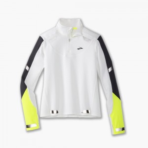 Brooks Run Visible 1/2 Zip White | 59XKEFHLN