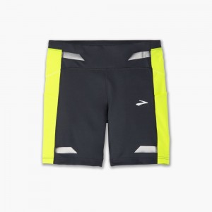 Brooks Run Visible 6 Short Tight Asphalt/Nightlife | 45ZTPOMYH