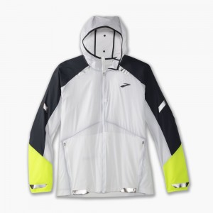 Brooks Run Visible Convertible Jacket White | 45HEABYGT