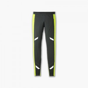 Brooks Run Visible Thermal Tight Asphalt/Nightlife | 76JBCMHGX