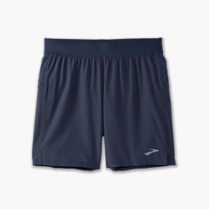 Brooks Sherpa 7 Short Blue | 34QJBYZLO