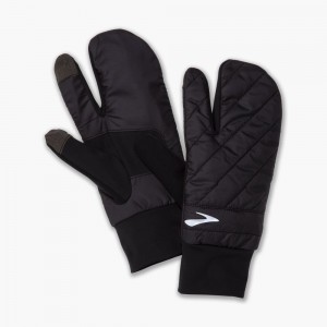 Brooks Shield Lobster Glove 2.0 Black | 81HVOXJLT