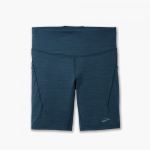 Brooks Spark 8 Short Tight Heather Ocean Drive | 08UTXEVFA