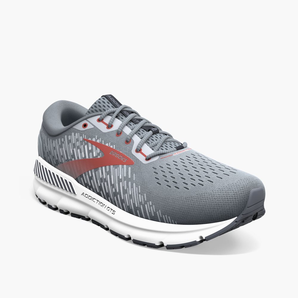 Brooks Addiction GTS 15 Grey / Red | 43JIPYOAS