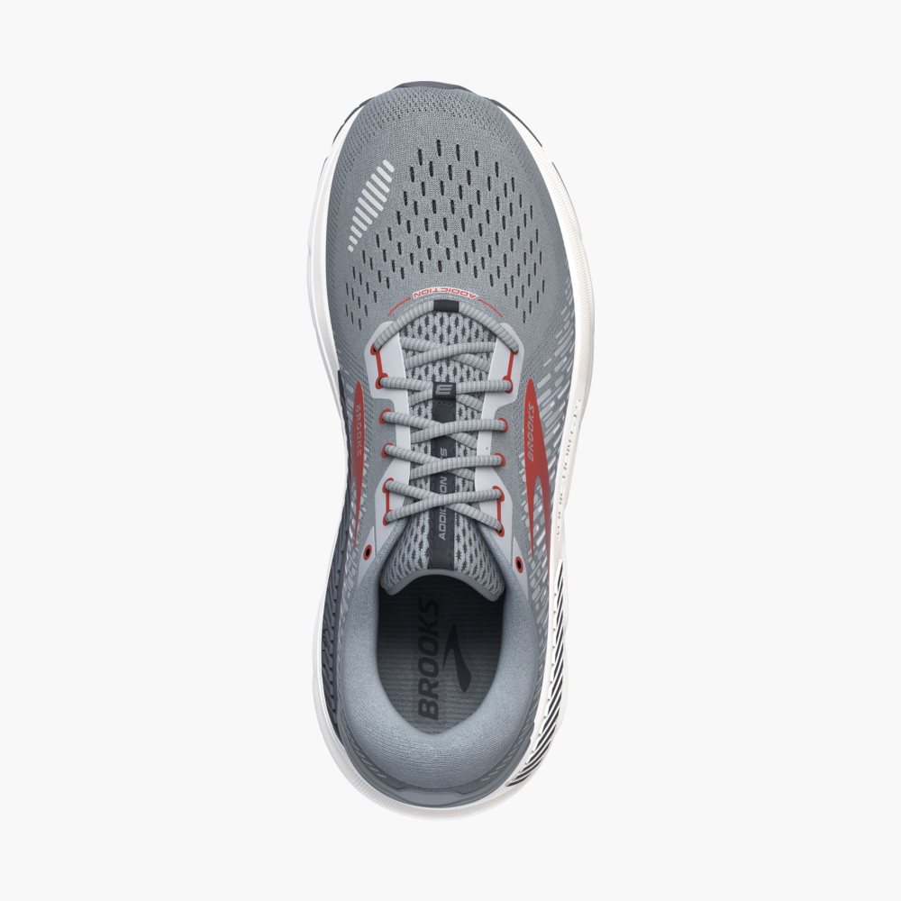 Brooks Addiction GTS 15 Grey / Red | 43JIPYOAS