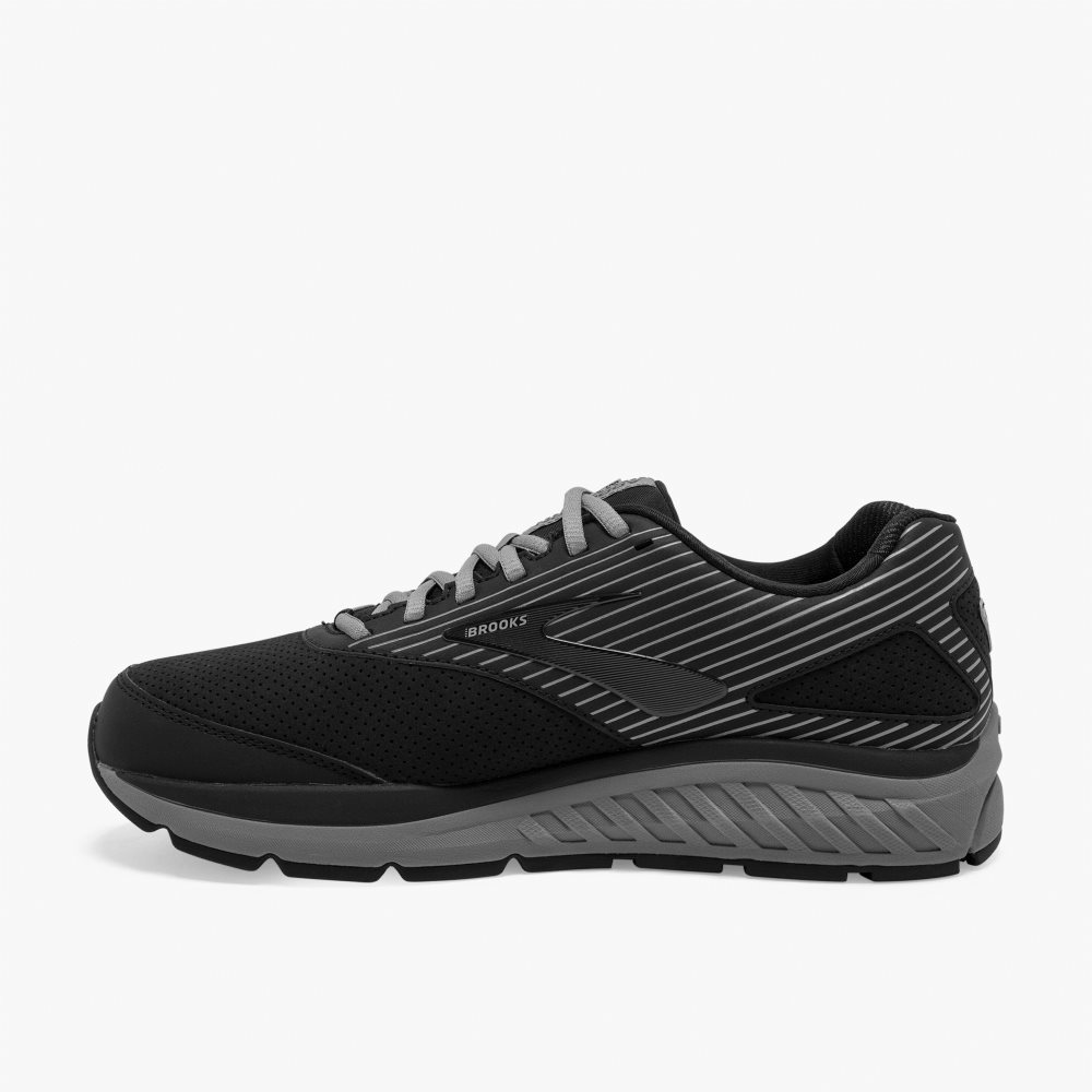 Brooks Addiction Walker Suede Black / Black | 25RVCLNQY