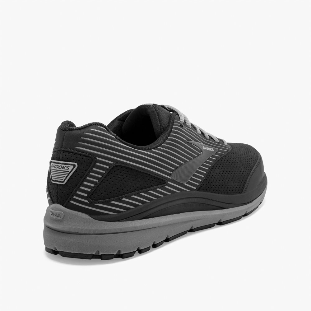 Brooks Addiction Walker Suede Black / Black | 59KXFBHOA