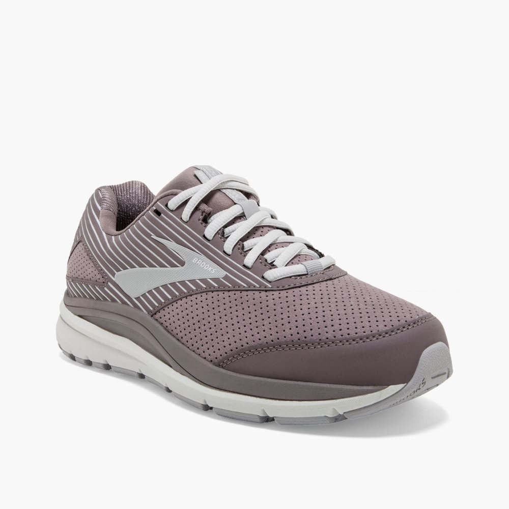 Brooks Addiction Walker Suede Dark Grey | 49CJLTSOD