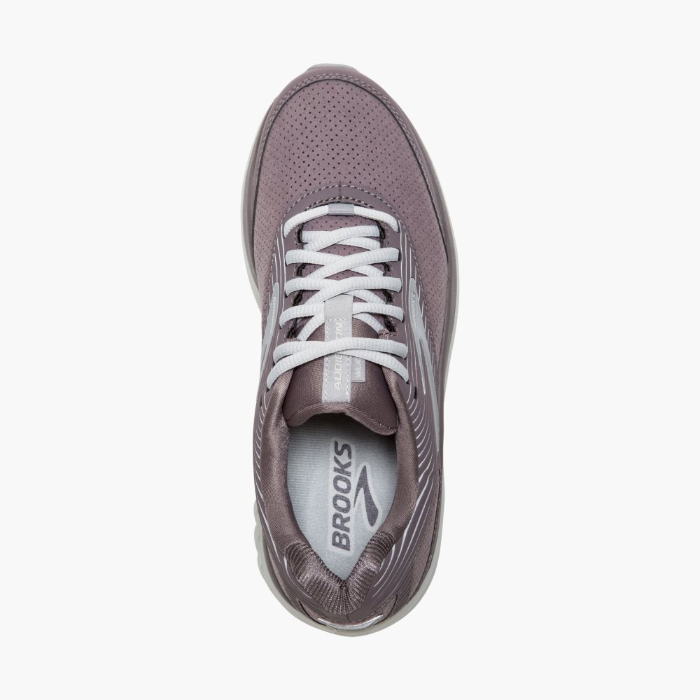 Brooks Addiction Walker Suede Dark Grey | 49CJLTSOD