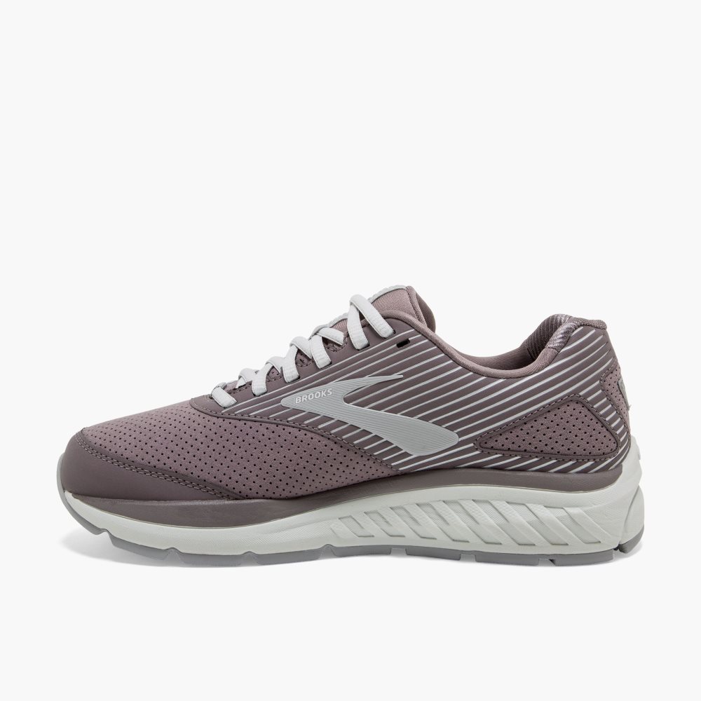 Brooks Addiction Walker Suede Dark Grey | 49CJLTSOD