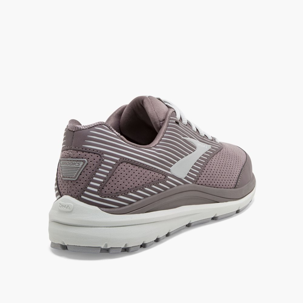 Brooks Addiction Walker Suede Dark Grey | 49CJLTSOD