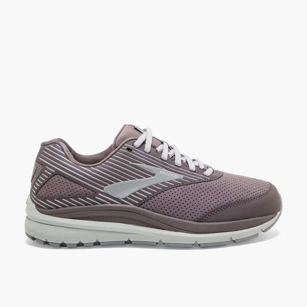 Brooks Addiction Walker Suede Dark Grey | 49CJLTSOD