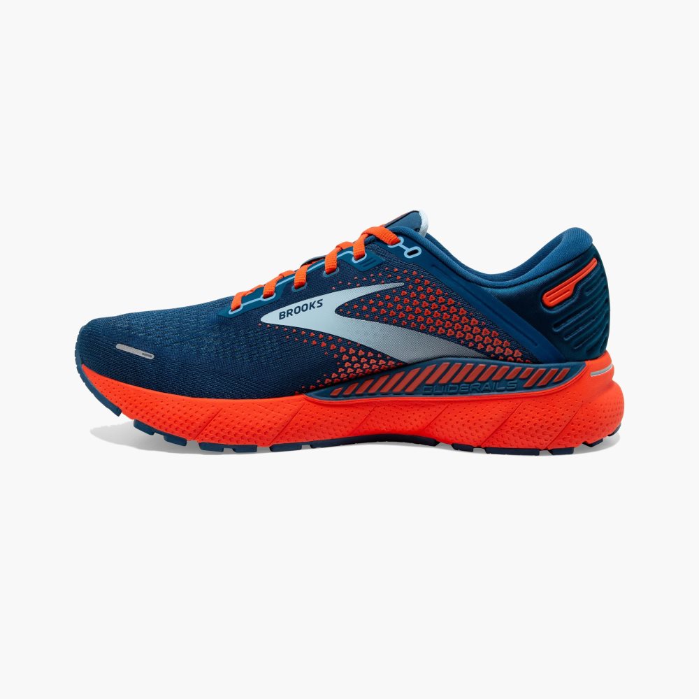 Brooks Adrenaline GTS 22 Blue / Light Blue / Orange | 76ASBUGKV