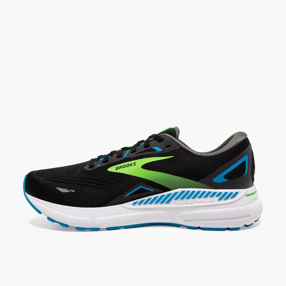 Brooks Adrenaline GTS 23 Black / Green | 73GQWFHZA