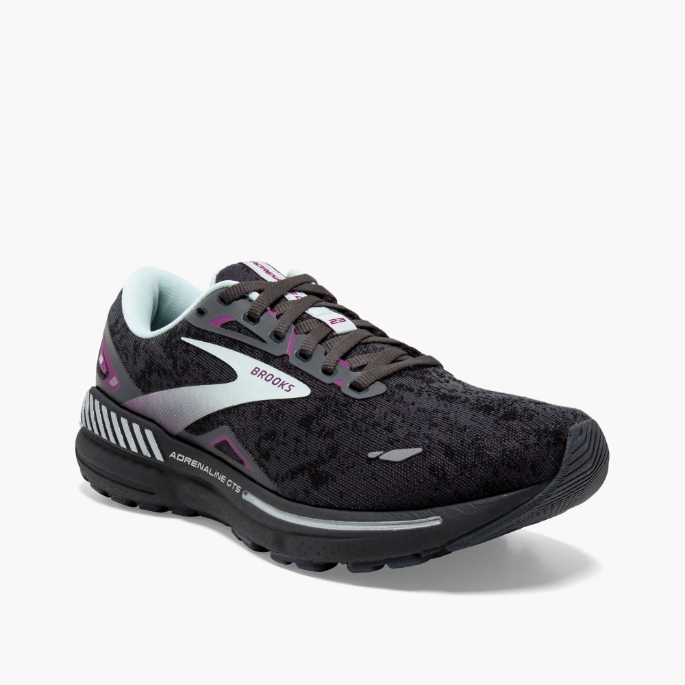 Brooks Adrenaline GTS 23 Black / Light Blue / Purple | 72SKIBCDT