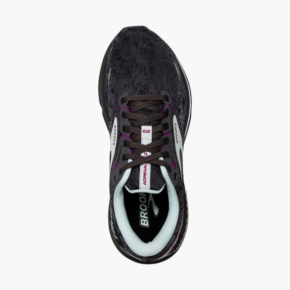 Brooks Adrenaline GTS 23 Black / Light Blue / Purple | 61NVQJPKB