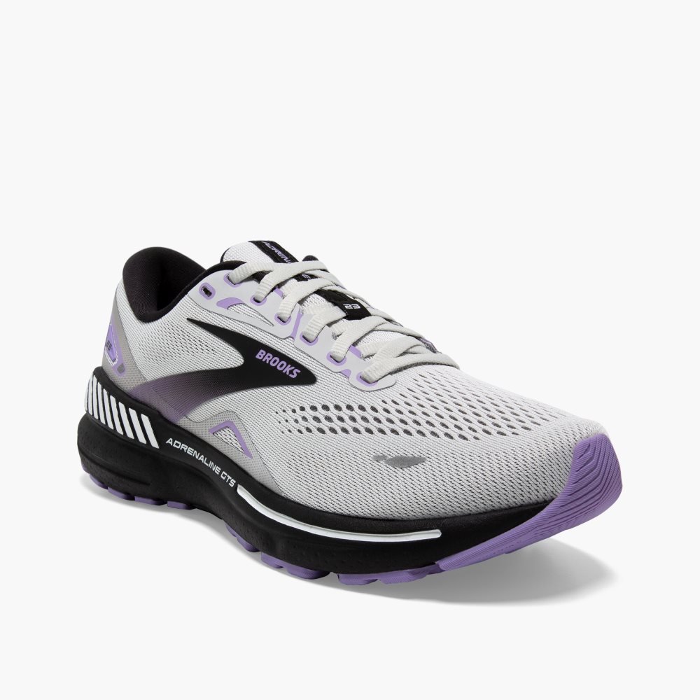 Brooks Adrenaline GTS 23 Grey / Black / Purple | 80FPROEMC