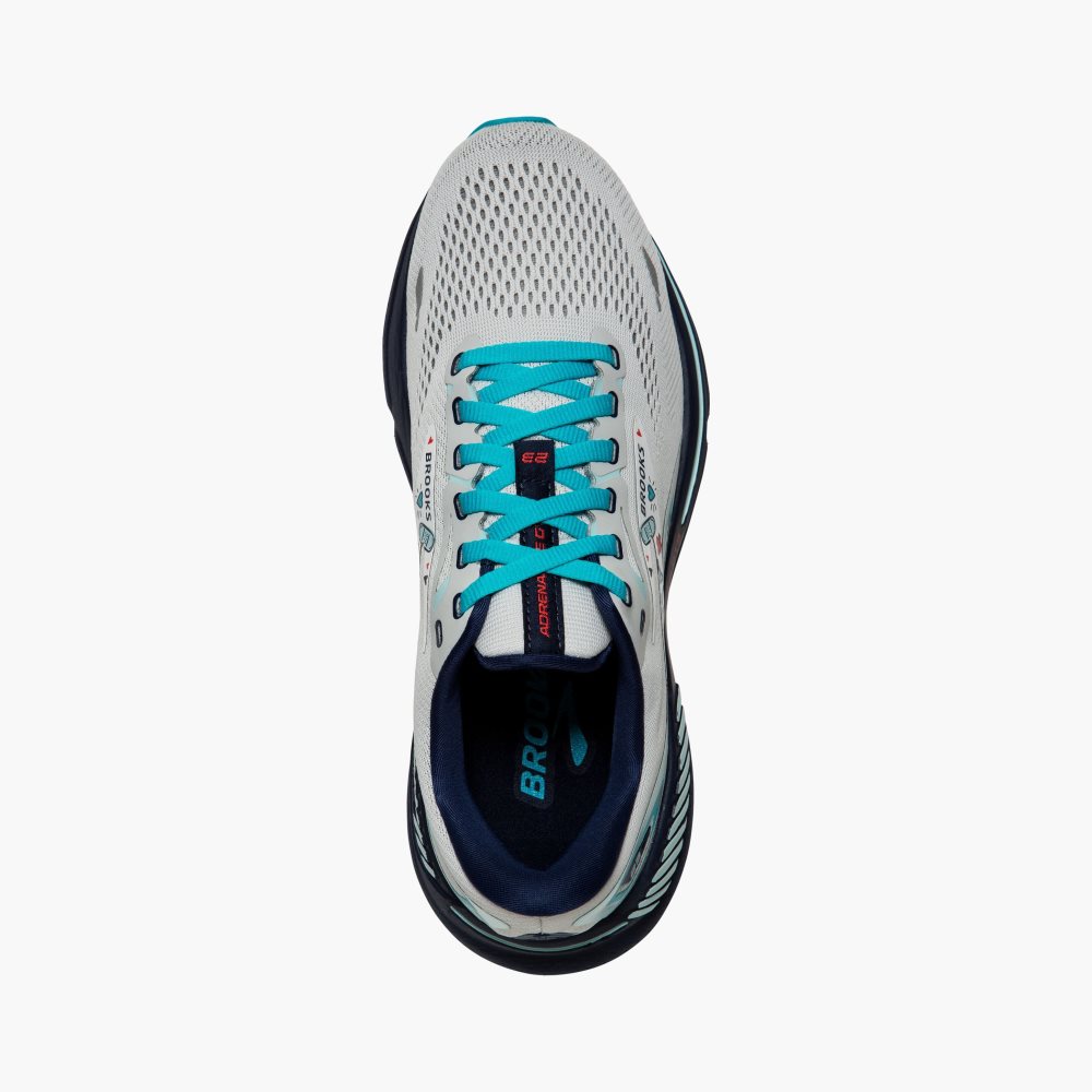 Brooks Adrenaline GTS 23 Grey / Blue / Red | 61SCFYWVR