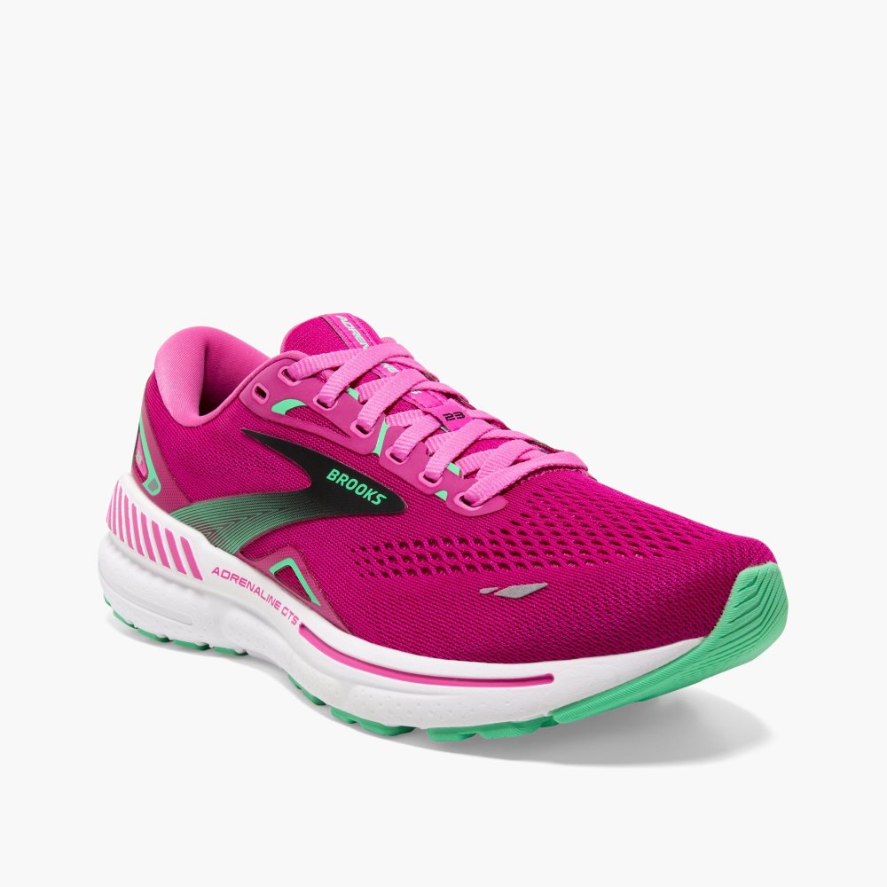 Brooks Adrenaline GTS 23 Pink / Fuchsia / Black | 40QVZXTCS