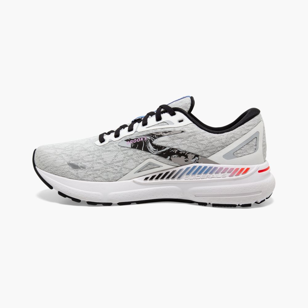 Brooks Adrenaline GTS 23 White / Black / Purple | 92VZSQDTM