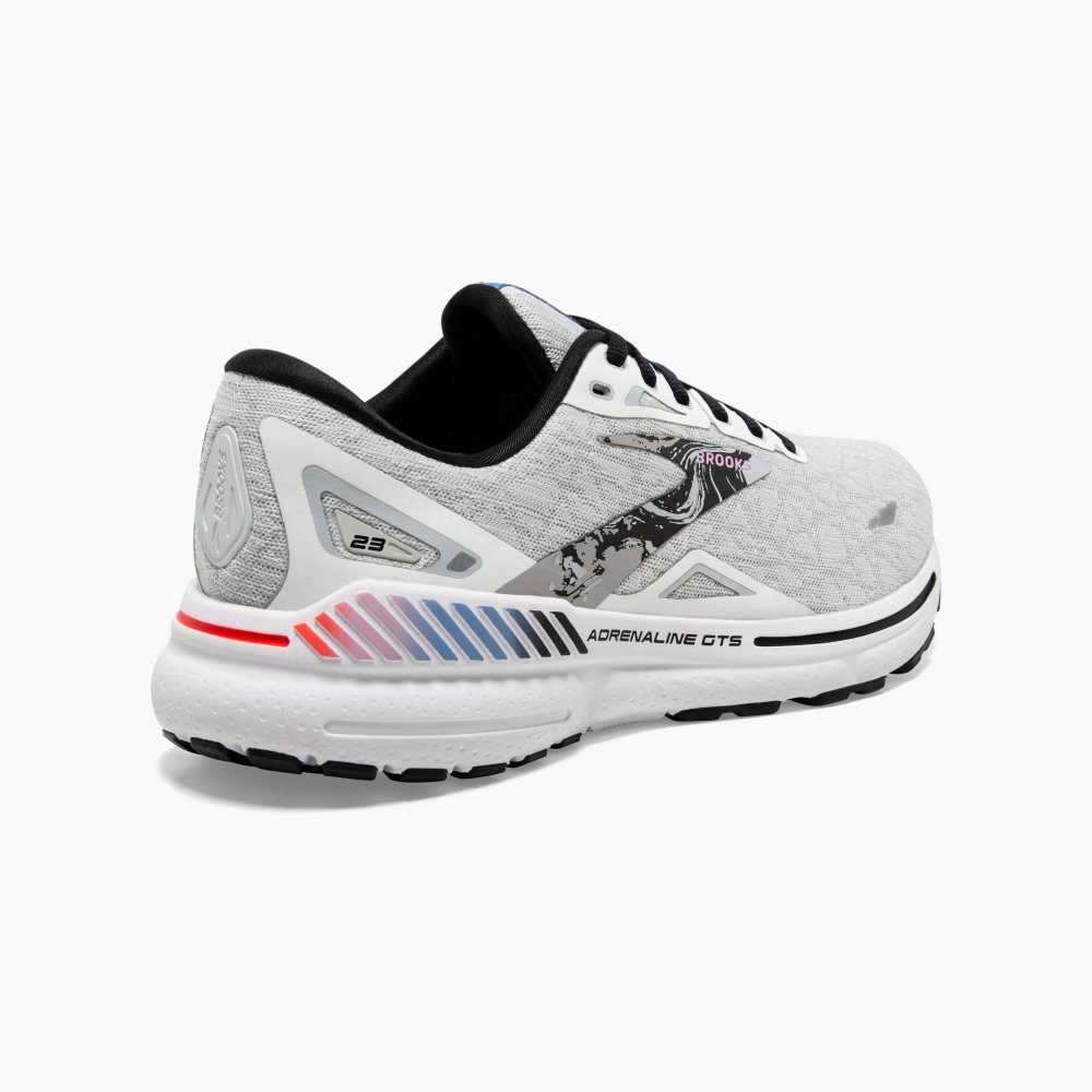 Brooks Adrenaline GTS 23 White / Black / Purple | 92VZSQDTM