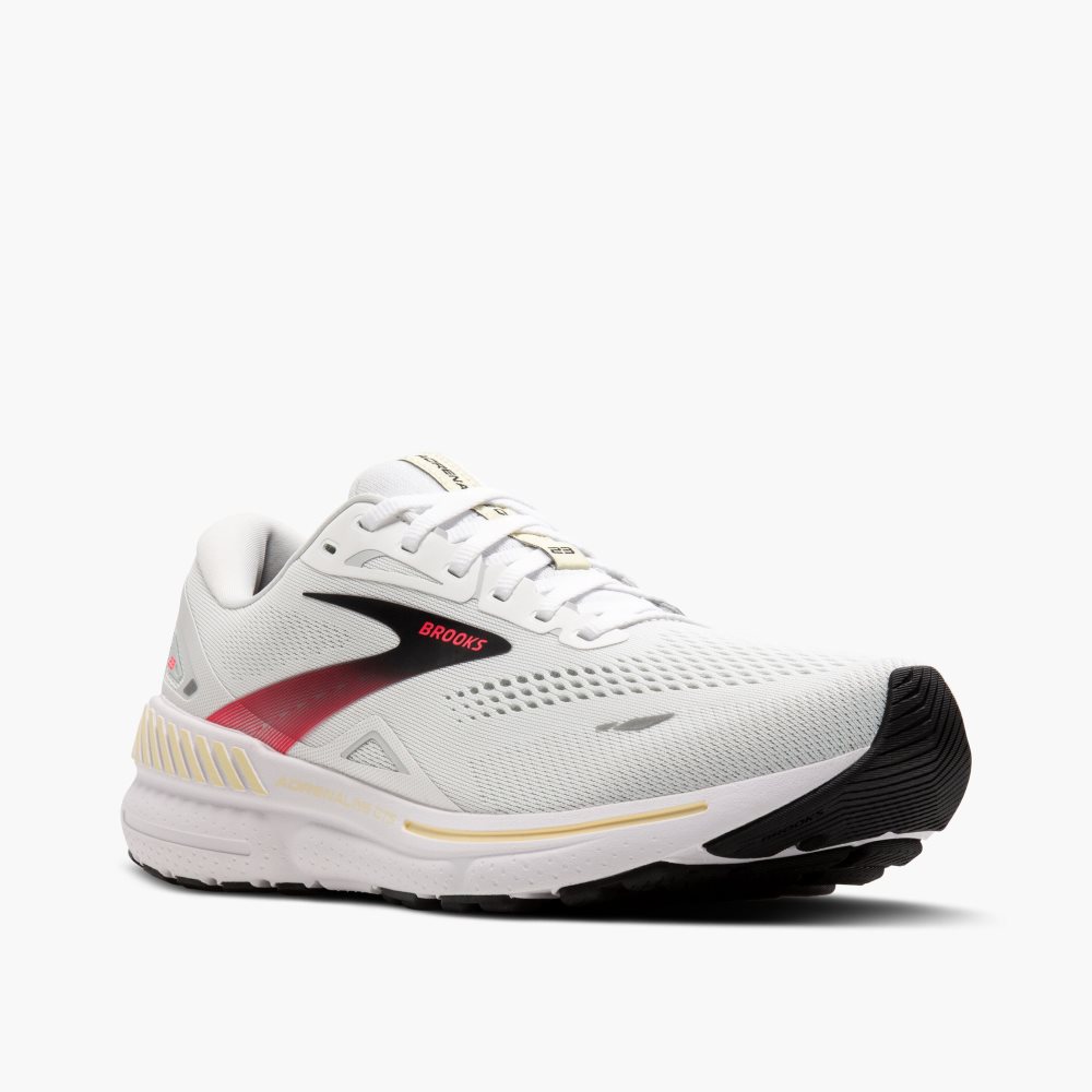 Brooks Adrenaline GTS 23 White / Cream / Pink | 40AFLXNMT