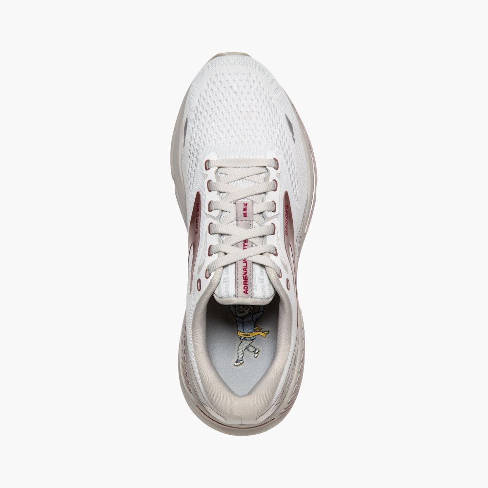 Brooks Adrenaline GTS 23 White / Grey / Rose Gold | 72HZIONSY