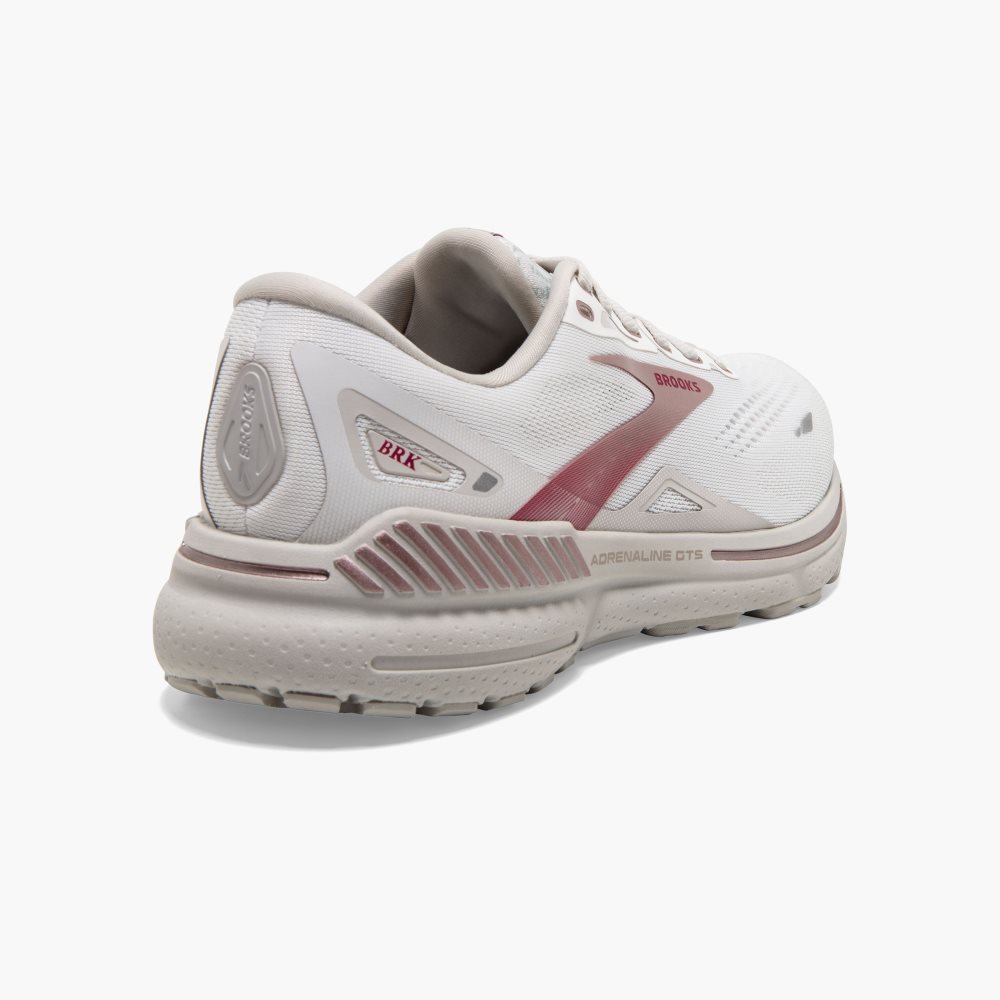 Brooks Adrenaline GTS 23 White / Grey / Rose Gold | 72HZIONSY