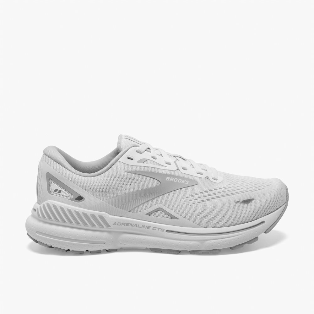 Brooks Adrenaline GTS 23 White / Silver | 26ODZTBCP