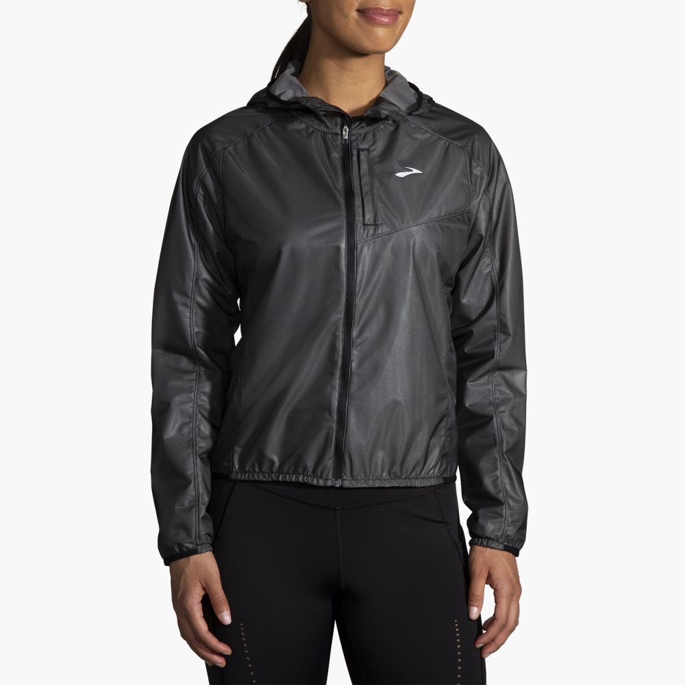 Brooks All Altitude Jacket Black | 20FVETDOG