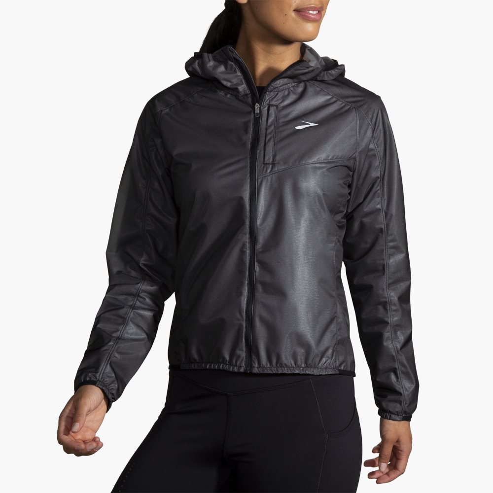 Brooks All Altitude Jacket Black | 20FVETDOG