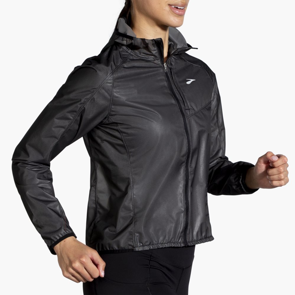 Brooks All Altitude Jacket Black | 20FVETDOG