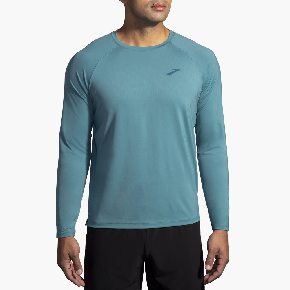 Brooks Atmosphere Long Sleeve 2.0 Blue | 31GWTCPDN