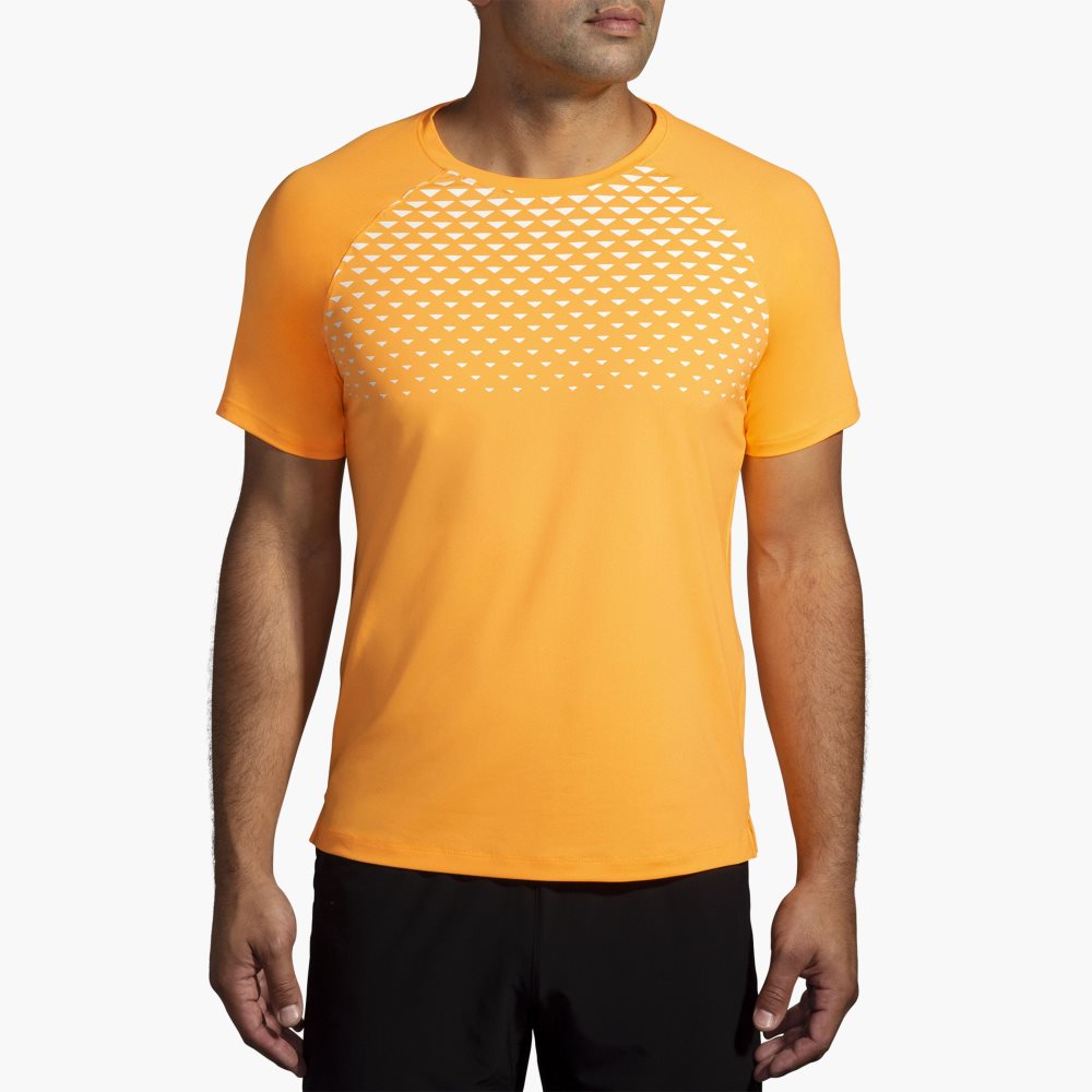 Brooks Atmosphere Short Sleeve 2.0 Orange | 42PXIVGDT