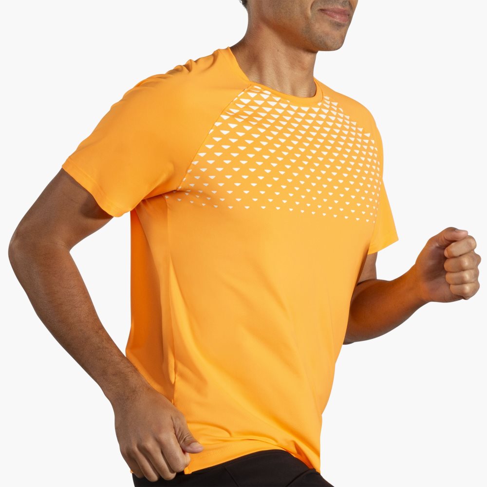 Brooks Atmosphere Short Sleeve 2.0 Orange | 42PXIVGDT