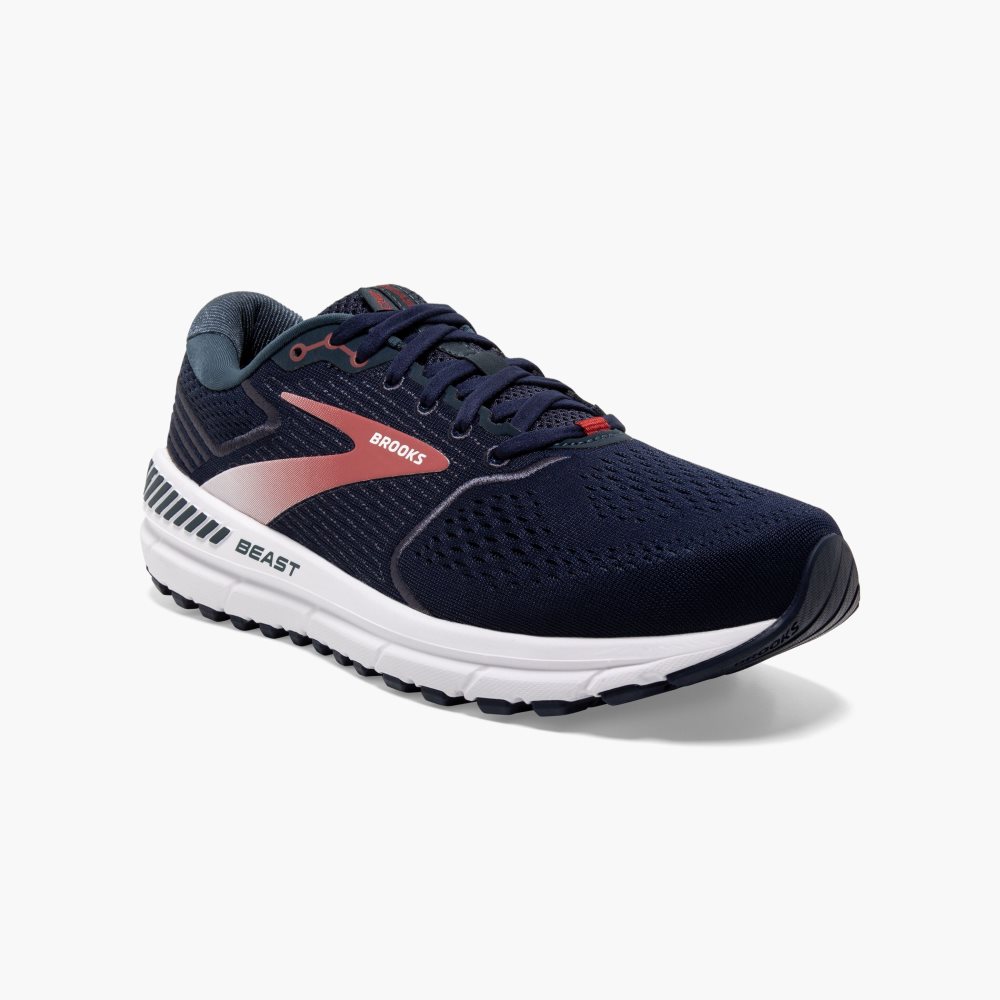 Brooks Beast '20 Navy / Red | 26NEIGPHY