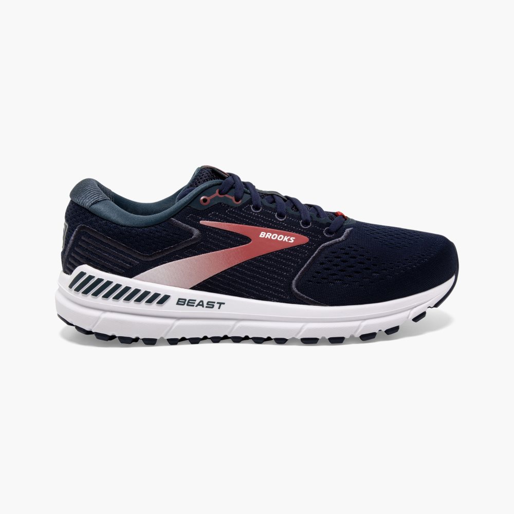 Brooks Beast \'20 Navy / Red | 26NEIGPHY