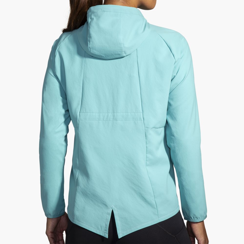 Brooks Canopy Jacket Light Turquoise | 91YXJICAR